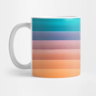 Colorful Rainbow Stripes Mug